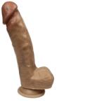 SilexD Dildo Realist Premium Real Skin Silicon Lichid, Natural, 21 cm Dildo