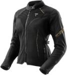 Rebelhorn Jachetă de motocicletă Rebelhorn Jax pentru femei, neagră și aurie (PBRHTJ-JAX-LADY-TJ08)
