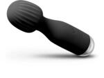 Crushious Vibrator Crushious Wanderlust Mini Wand, 10 Moduri Vibratii, Silicon, USB, Negru, 15 cm Vibrator