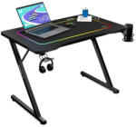 Huzaro HERO 1.8 gamer asztal, fekete, 100 x 60 cm