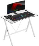 Huzaro HERO 1.4 gamer asztal, fehér, 100 cm x 50 cm