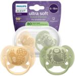 Philips Avent Suzetă ultra moale 6-18 luni - pachet de 2