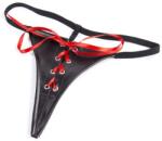 NORA piros fűzős műbőr tanga Méret: M-XL - sex-shop