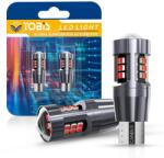 YOBIS Izzók Yobis Led Izzó W16W T15 Piros Erős 24 Smd 2db