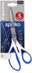 Spoko Olló irodai SPOKO Ergonomy 23 aszimetrikus kék-fehér (S053802301) - mystock