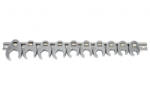 KROFTOOLS Set capete chei pentru racorduri 3/8, 10 piese, chei tubulare deschise 10-22 mm (3835)