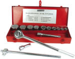 Brüder Mannesmann Mannesmann Set chei tubulare 3/4, 15 piese, 22-50 mm, capete hexagonale CrV (M 296)