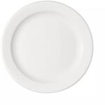 BAUSCHER Farfurie întinsă cu margine System, albă, diametru 257 mm