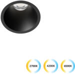 Viokef Lighting Dylan fekete LED mennyezetbe építhető lámpa (VIO-4311101) LED 1 izzós IP20 (4311101)