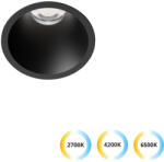 Viokef Lighting Dylan fekete LED mennyezetbe építhető lámpa (VIO-4311201) LED 1 izzós IP20 (4311201)