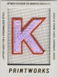 Westwing „Fluffy K hímzett matrica Westwing 5, 5 x 5, 3 cm (PL21XPL02-854)