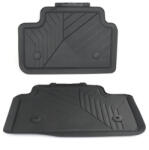 BMW Gyári BMW G60 G61 Allweather patentos fekete hátsó gumiszőnyeg szett 51475A87FF2