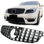 Mercedes Benz W204 C204 C-osztály 2007-2014 lakkozott fekete hűtőrács Panamerica AMG GT stílusban