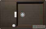 SCHOCK Tia D-100LS CRISTADUR® Bronze 780x500 mm gránit kompozit konyhai mosogatótálca, bronzbarna TIAD100LSBRONSA (TIAD100LSBRONSA)