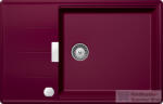 SCHOCK Tia D-100LS CRISTADUR® Berry 780x500 mm gránit kompozit konyhai mosogatótálca, bogyószín TIAD100LSBERRSA (TIAD100LSBERRSA)