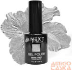  Next By Zellia Gél Lakk 10Ml - Hema / Tpo Free - ZB-061 - Ezüst Eső-Hideg Fényes Ezüst Csillám (ZB-061)