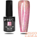  Next By Zellia Gél Lakk 10Ml - Hema / Tpo Free - ZB-076 - Lila Pára-Rózsazsín Arany Csillámos (ZB-76)
