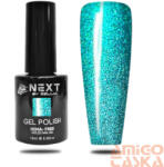  Next By Zellia Gél Lakk 10Ml - Hema / Tpo Free - ZB-120 - Sellő Álom Türkiz Csillám (ZB-120)