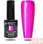  Next By Zellia Gél Lakk 10Ml - Hema / Tpo Free - ZB-078 - Fénycsók -Neon Pink-Lila Csillám (ZB-78)