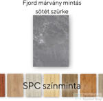 Leziter Fjord márvány mintás sötét szürke Vinyl SPC padló minta/db MAD-MINT (MAD-MINT)