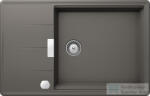 SCHOCK Tia D-100LS CRISTADUR® Silverstone 780x500 mm gránit kompozit konyhai mosogatótálca, sötétszürke TIAD100LSSILVSA (TIAD100LSSILVSA)