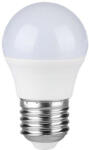V-TAC LED izzó gömb alakú E27, 4, 5w, 6500K, hideg fehér, 470lm, 180°, fehér, CRI>80, V-TAC, 217409 (217409)