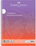 Faber-Castell Spirálfüzet A4 80lap kockás színátmenetes borítással Faber-Castell piros-lila (FC10183346) - cartridge