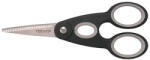 Fiskars Olló, konyhai, 22 cm FISKARS "Functional ReNew", fekete (IF1003034) - fapadospatron