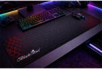 BlackBird Egérpad Gamer TacticField 90x40cm 3mm vastag fekete varrott szegély (BH1828) - fapadospatron