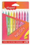 Maped Filctoll készlet, 2, 8 mm, kimosható, MAPED "Neon", 10 különböző szín (IMA845419) - fapadospatron