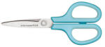 PLUS Corporation Olló, általános, 17, 5 cm, PLUS "Fitcut Curve", világoskék (PLUS35052) - fapadospatron