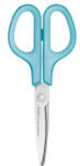 PLUS Corporation Olló, általános, balkezes, 17, 5 cm, PLUS "Fitcut Curve", világoskék (PLUS35055) - fapadospatron