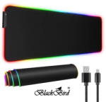 BlackBird Egérpad Gamer MZ-RGB NightHalo 80x30cm 3mm vastag RGB világítással (BH1829) - fapadospatron