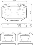 Bosch Fékbetét készlet BOSCH 0 986 494 352 for MERCEDES-BENZ (0 986 494 352)