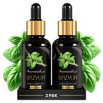 Aromaholik Bazsalikom Illóolaj Aromaholik Illóolajok 100% Természetes 2x 30ml Bazsalikom (Olejek z Bazylii Eteryczny do Sauny)