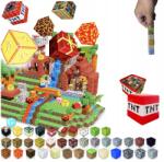 Xinlongdianzi Mágneses építőkocka szett 340 db-os Minecraft figurákkal (KLOCKI)