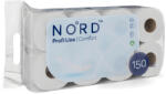 Alpha NORD Profi Line Comfort kistekercses toalettpapír 3 rétegű fehér 150 lapos 8 tekercses