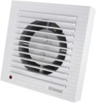 Commel elszívó ventilátor 98mm, záró lamellával, késleltethető kikapcsolással/időzítővel 12 W, 130 m³/h , 34 dB
