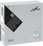 INFIBRA Szalvéta 33x33cm szürke 2 réteg 50 lap/csomag - atadcleankft