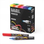 Liquitex Marker - akril dekormarker, 16x2mm készlet - Expression