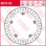 TRW Féktárcsa Trw MSTR242