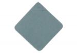 JOLLEIN Kapucnis frottír törölköző 75x75cm Sea Green
