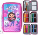  Netflix Gabby's Dollhouse Töltött tolltartó 3 emeletes 43 db írószerrel
