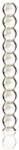 Passion Labs Multi Beads Dildo, Premium Glass (21cm) Dildo
