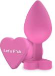 ToyJoy Buttplug cu mesaj Let's Fuck