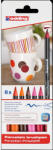edding Ecsetirón porcelán marker 1-4mm, kerek Edding 4200/6, 6 warm klf. szín (7580206001) - tonerpiac