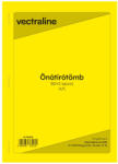 VECTRALINE Önátírótömb VECTRALINE A/5 álló 50x2 lapos (01.00619) - tonerpiac