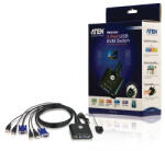 ATEN KVM Switch 2PC USB CS22U+Kábel (CS22U)