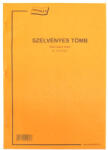  Nyomtatvány szelvényes tömb A/4 - tonerpiac