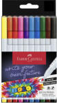 Faber-Castell Filctoll FABER-CASTELL Grip széles hegyű 10 darabos készlet (155317) - tonerpiac